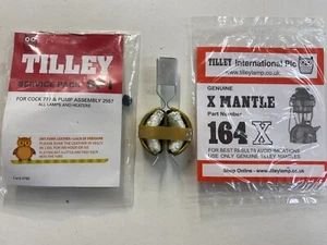 TILLEY LAMP SERVICE KIT 164X MANTLE 151 TORCH SP1 WASHER PACK BRAND NEW GENUINE - Picture 1 of 28