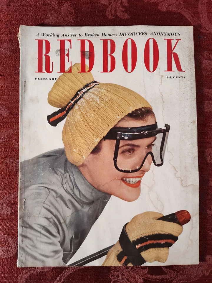 REDBOOK magazine February 1950 Elizabeth Taylor Pearl S Buck Virginia Dale - Image 1 of 1