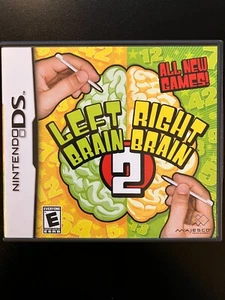Left Brain Right Brain 2 (Nintendo DS, 2008) Tested Complete CIB - Picture 1 of 3