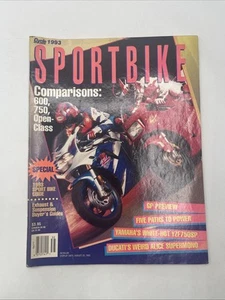 Sportbike Cycle Magazine August 1993 / 700 Open Class Ducati Supermono Yamaha - Picture 1 of 5