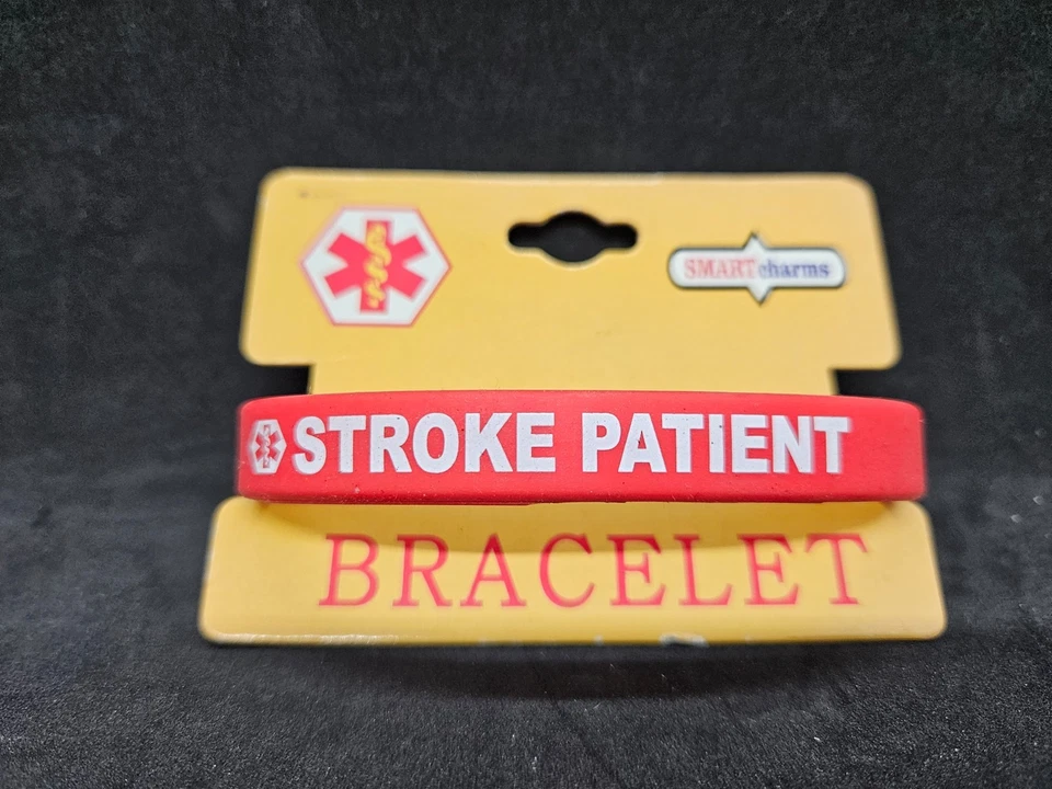 Smart Charms Silicone Rubber Medical Alert Bracelet--ALLERGIC to NUTS - Image 1 of 1
