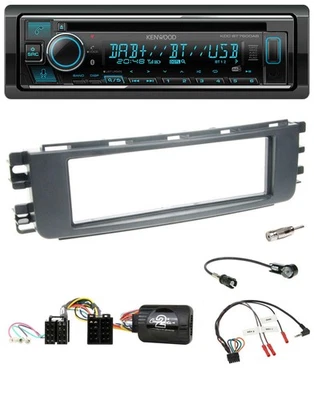 Kenwood Lenkrad Bluetooth DAB USB CD Autoradio für Smart ForFour 04-06 W454 Audi - Bild 1 von 4