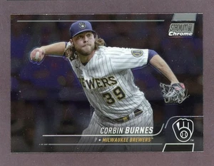 2022 Stadium Club Chrome Insert Corbin Burnes #129 Milwaukee Brewers - Bild 1 von 1