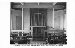 Briarwood Conference Center Chapel Monument Beach Massachusetts 1965 Postcard - Picture 1 of 2