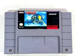 Cybernator (Super Nintendo Entertainment System, 1993) SNES auténtico probado - Imagen 1 de 5