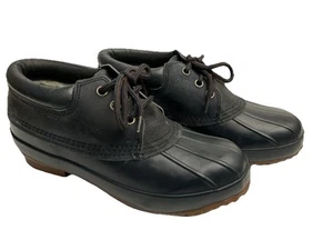 Botas de pato de cuero con caña de acero Cudas azul marino 8 termolite aislamiento fino para mujer’s - Imagen 1 de 14