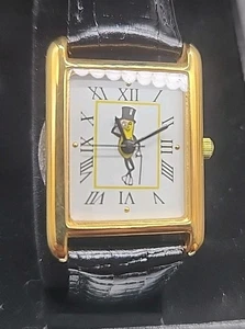 Reloj Tanque Vintage MR PEANUT WATCH By Suntime Unisex Tono Dorado NUEVO - Imagen 1 de 15