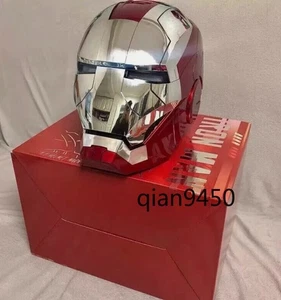 Iron Man US !!! Avengers MK5 Schwarz Silber Schwarz MK50 Helm Voice Base Neu Cool - Bild 1 von 29