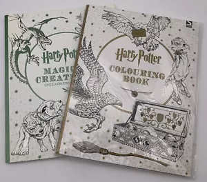 Harry Potter Coloring Books Lot Of 2 Magical Creatures 2015 2016 New - Picture 1 of 5