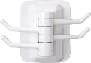 White Self Adhesive Hook Multifunctional Wall Hooks,Punch Free Strong Sticky ... - Picture 1 of 4