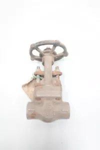 Smith 800 Manual Stainless Socket Weld Wedge Gate Valve 1/2in - Picture 1 of 6
