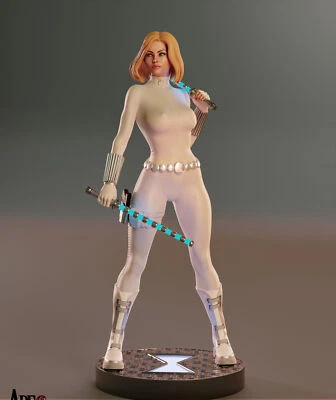 1/24 1/18 Marvel White Widow Unpainted Unassembled 3D Printing Model Garage Kits - Image 1 of 3