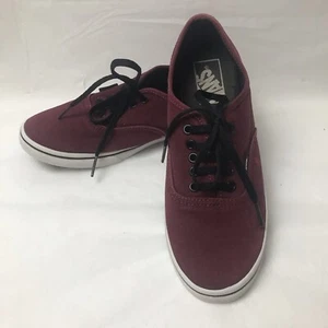 Vans weinrot lila Schnürschuhe Canvas Tennisschuhe Herren 5,5 Damen 7 MÄNGEL 72156 - Bild 1 von 8