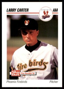 1992 SkyBox AAA Larry Carter Phoenix Firebirds #174