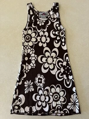 Flowers By Zoe Girls  Dress With Sequined Flowers Size 5 - Image 1 of 4