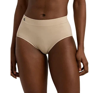 Lauren Ralph Lauren Women Seamless Stretch High Rise Brief Underwear Large 2PCs - Picture 1 of 8