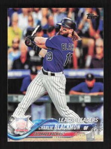 Charlie Blackmon LL 2018 Topps   Colorado Rockies #92