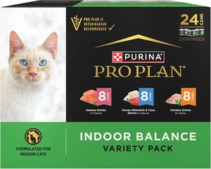 Purina Pro Plan Indoor Balance Chicken, Salmon, and Ocean Whitefish and Tuna Cat - Picture 1 of 12