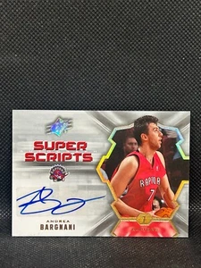 2007-08 Upper Deck SPx Super Scripts #SS-AB autógrafo Andrea Bargnani automático - Imagen 1 de 2