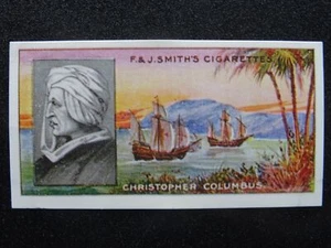 No.49 CHRISTOPHER COLUMBUS Famous Explorers REPRO by F.& J. Smith 1911 - Picture 1 of 1