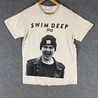 Swim Deep Shirt Mens Medium Beige Concert Tour Album Promo Indie Rock UK Adult