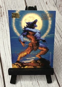 1994 Fleer Marvel Masterpieces Gold Foil Signature Series #135 Werewolf - Picture 1 of 4