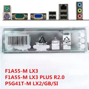 For Asus F1A55-M LX3 PLUS R2.0 Shield I/O IO Rear Baffle Backplate Motherboard - Afbeelding 1 van 1
