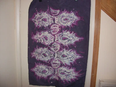 Circa 1967 Original Vintage Teazel design Batik 99cms x 66cms - Image 1 of 4