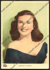 DEANNA DURBIN 20 ATTRICE ACTRESS ACTRICE CINEMA MOVIE Cartolina Postcard