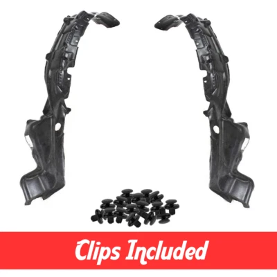 Driver & Passenger Side Fender Liner Set w/ Clips For 2000-2006 Toyota Tundra Foto 1 de 4