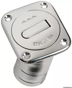 Llenadora de cubierta compacta cuadrada de acero inoxidable WASTE 38mm 11/2 "Bomba DFSQSSWS38S - Imagen 1 de 3
