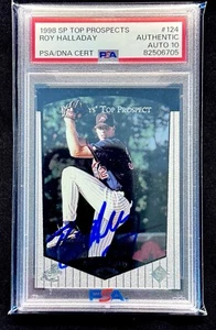 Roy Halladay 1998 SP Top Prospects Rookie AUTOGRAPH PSA 10 💎 Blue Jays HOF - Picture 1 of 2