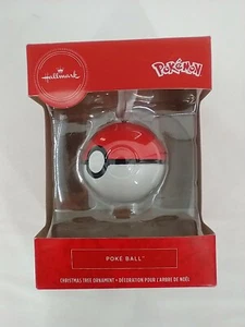Hallmark Pokémon Poké Ball Christmas Tree Ornament NEW - Picture 1 of 3