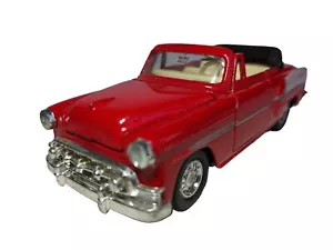 1953 Chevrolet Bel Air Convertible Welly Diecast Model Car 5" Red 9012 - Picture 1 of 17