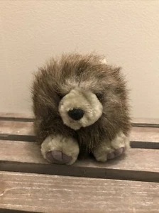 1994 Swibco Puffkins Spike The Porcupine Plush Gray - Picture 1 of 5