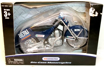 2003 MAISTO KID CONNECTION MOTORCYCLES 1:18 SCALE BLUE BERU ICE RACER - Image 1 of 4