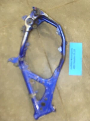 2001 01 00 Yamaha YZ125 main frame chassis straight clean no title - Image 1 of 4