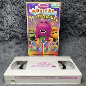 Barney - Barneys Musical Scrapbook VHS 1997 Lyrick Studios Kids TV Show 90s Film - Picture 1 of 8