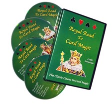 Royal Road To Card Magic Rudy Hunter 4 DVD Set