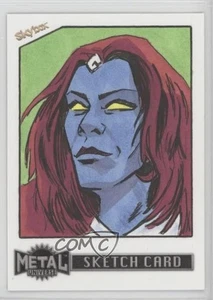 2024 Skybox Marvel Metal Universe Avengers 1/1 Anthony Ellison Auto Sketch 02v3 - Picture 1 of 3