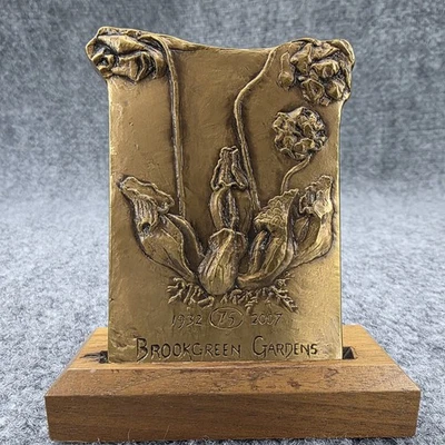 Brookgreen Gardens 75th Anniversary Bronze Plaque South Carolina Art 2007 MACO - Image 1 of 4