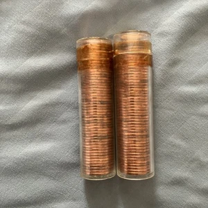1960 und 1961 Canadian Wheat Penny Roll - Bild 1 von 2