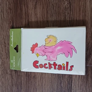 Sobres de 12 tarjetas de invitación de cócteles de fiesta de colección Norcross - Imagen 1 de 4