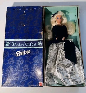 Barbie Winter Velvet 12" Doll First in a Series Avon Exclusive 1995 Mattel 15571 - Picture 1 of 4
