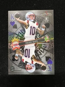 2024 DRAKE MAYE WILD CARD STACKED DECK BLACK MIRROR KING OF HEARTS 1/1 ROOKIE SP - Picture 1 of 2