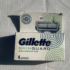 Gillette Skinguard For Sensitive Skin Razor Blade Refills - 4 Cartridges - Picture 1 of 5