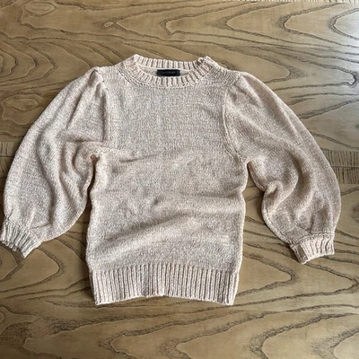 Suéter Ann Taylor Manga Abullonada Melocotón Claro Talla XS Nuevo sin Etiquetas Foto 1 de 4