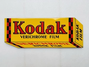 Emailschild KODAK Verichrome Film - 81x31cm - Original um 1950 - Bild 1 von 4