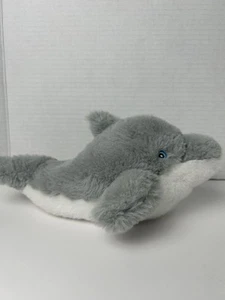K&M International Wild Republic Dolphin Plush Stuffed Animal Gray White 7" - Picture 1 of 8