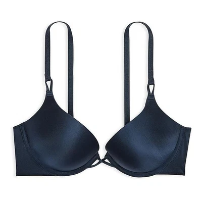 Victoria's Secret Bombshell Add-2-Cups Push-Up Bra 34D *Dark Twilight* NEW! - Image 1 of 3